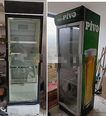 Холодильное оборудование: 2 ədəd Su, sok vitrin soyuducu biri 360 azn TƏCİLİ satılır Ünvan — 1