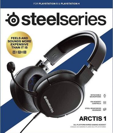 Наушники: STEELSERIES Arctis 1 PC/PS5 Лучшая гарнитура, где бы вы ни играли