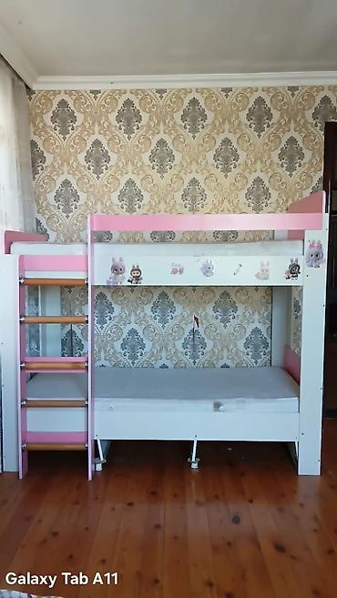 mebel satışı: Qız üçün, İşlənmiş, Çarpayı, Matras ilə — 1