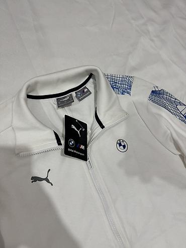 худи бмв: Мужская толстовка, S, Puma, Новый, цвет - Белый, Самовывоз — 2