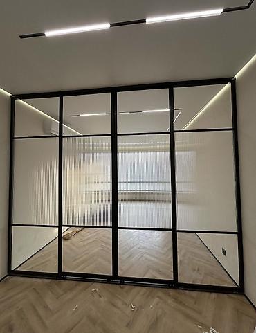 Перегородки на заказ: На заказ Лофт-перегородка, Для офиса, Бронированное стекло, Бесплатная доставка — 3