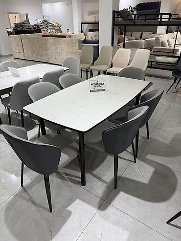 chair kant: Обеденный комплект: стол 160/90 + 6 стульев !можно в рассрочку! - — 4