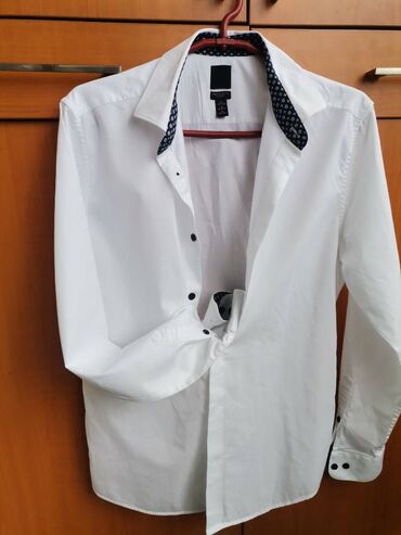 Košulje: Kao nova snežno bela muška košulja. Veličina 39/40. Slim fit — 17