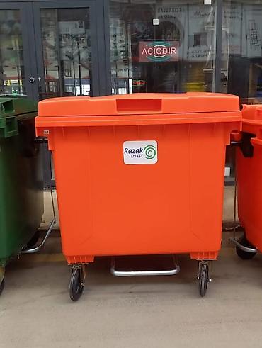 Biznes üçün avadanlıq: Tullanti qabi 1100 ltr tekerli 265 azn 1100 ltr teker ve pedal — 3