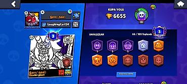 Digər: Brawl Stars hesabı – orta inkişaf etmiş profil - Kupa yolu: 6655 - — 1