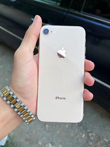 IPhone 8, 64 GB, Matte Gold, Barmaq izi