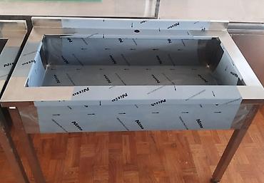 Нержавейки: Paslanmayan poladdan (inox) sənaye tipli mətbəx lavaboları və vannalar — 2