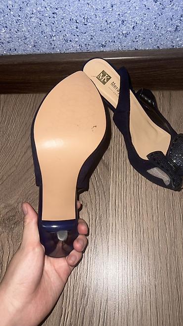 слипоны женские красные: Туфли, 36, Новый, цвет - Синий, Самовывоз — 2