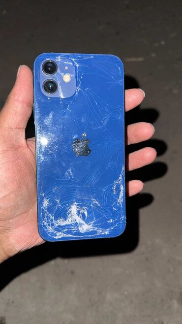 телефоны за 10 тысяч сом: IPhone 12, Б/у, 64 ГБ, Sierra Blue, 78 %