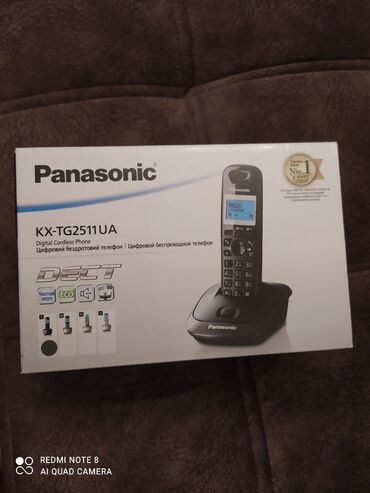 ikinci el telfonlar: Стационарный телефон Panasonic, Беспроводной, Новый, Самовывоз