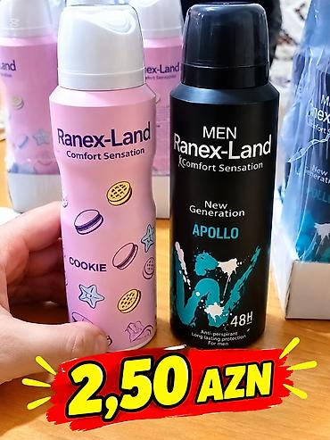 dini suvinerler: Ranex-Land dezodorant spreyləri - Brend: Ranex-Land Comfort Sensation — 1