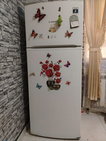 işləmiş soyuducu: İşlənmiş 2 qapılı Bosch Soyuducu Satılır, rəng - Ağ