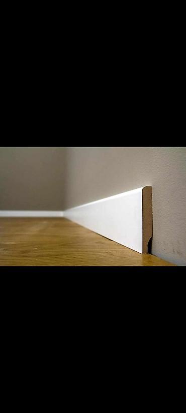plasmas plintus: MDF plintus və dekorativ pervazlar - Material: sıxlıqlı MDF - Tətbiq — 3