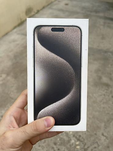 iphone 15 pro irşad qiyməti: IPhone 15 Pro Max, 256 GB, Natural Titanium, Face ID — 6