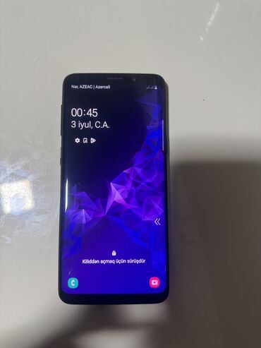samsun a72: Samsung Galaxy S9, 64 ГБ, цвет - Черный, Беспроводная зарядка, Две SIM карты, Face ID