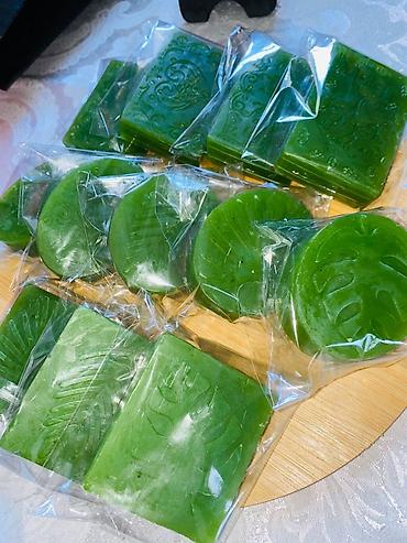 Гигиена и ароматизаторы: Натуральное ручное мыло в ассортименте:Огурцы🍀Петрушка🍀Рис с молоком — 11