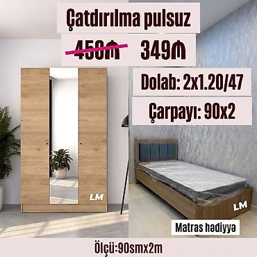 annaberry ev tekstil: Gənc oda🤴👸 DOLAB+ÇARPAYI_ 💥 Yeni və sifarişlə Qiymət : 349₼ — 2