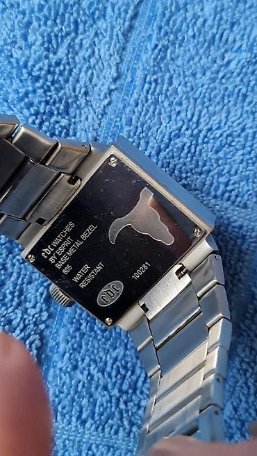 Ručni satovi: EDC by Esprit muški ručni sat – pravougaono kućište i čelična — 5