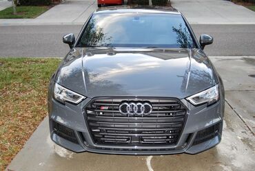 Yan və salon güzgüləri: Ön, Audi S3, 2018 il, ABŞ, Ünvandan götürmə
