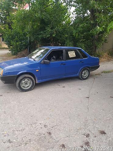 опель зафира а: VAZ 21099 sedan – mavi rəngli mator karopka qranat idyal vəziyyətdə — 8