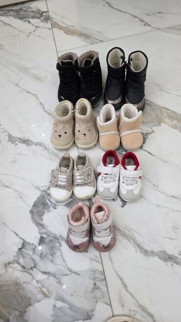 Детская обувь: Детская обувь набором: - Зимние сапоги черные, на молнии, с теплым — 2