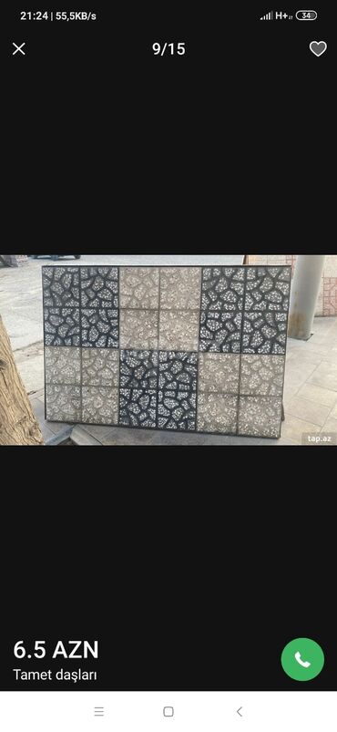 Dekorativ daşlar: Yüksek keyfiyetde Preslenmiş Tamet daşlarinin topdan və pərakəndə — 6