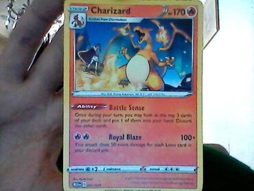Oyuncaqlar: Chazird pokemon karti