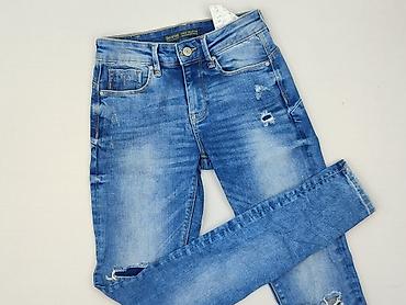 pull and bear rozmiary spodni: Bershka, Jeansy damskie, rozmiar 2XS — 1