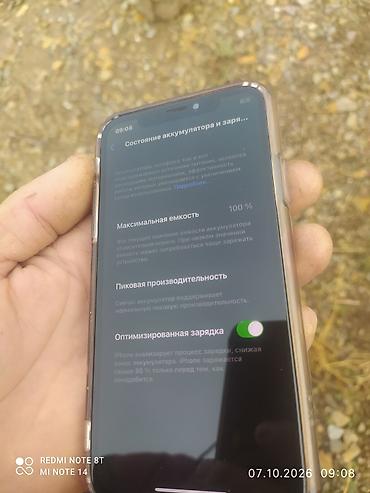 IPhone X, Колдонулган, 256 ГБ, Black Titanium, Каптама, 100 % — 4