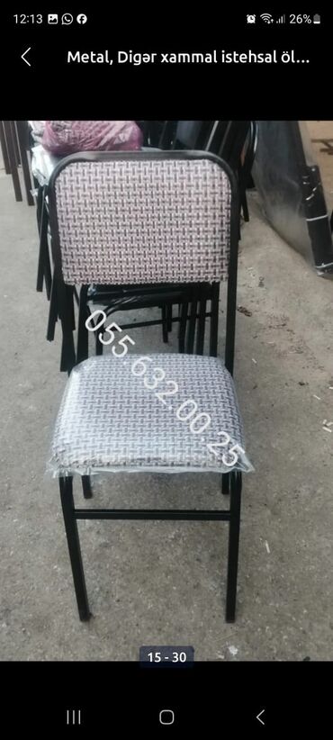 Bağ, çöl oturacaqları: Yeni, Sadə stul, Azərbaycan — 30