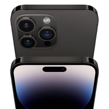 Apple iPhone: IPhone 14 Pro, Б/у, 128 ГБ, Черный, Зарядное устройство, Защитное стекло, Чехол, 89 %