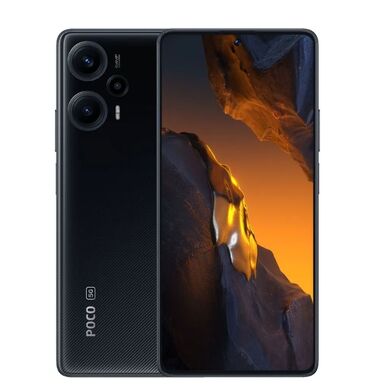 телефоны кнопачные: Poco F5, Колдонулган, 256 ГБ, түсү - Кара, 2 SIM
