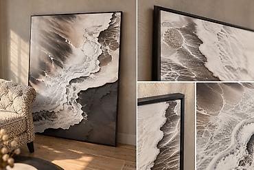 projector screen: Большая интерьерная картина в чёрной раме 100×150 см - Настенное — 1