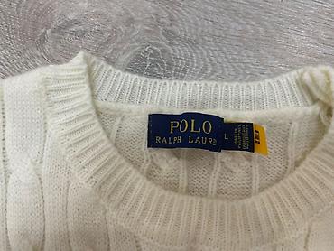 джинсы бу мужские: Polo Ralph Lauren — вязаный джемпер с косами - Модель: классический — 3