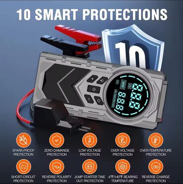 android monitor qiymeti: Avtomobil üçün çoxfunksiyalı “All‑in‑One” cihaz: jump starter +