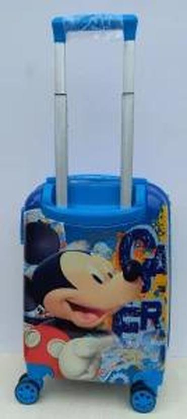 Rančevi, torbe i koferi: Dečiji kofer na točkiće – motiv Mickey Mouse - Tvrda školjka sa — 17