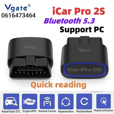 Alati za automobile: Vgate iCar Pro 2S OBD2 Bluetooth 5.3 za IOS Android Windows Vgate
