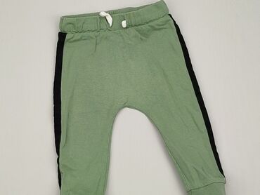 bluzka zieleń butelkowa: Spodnie dresowe, So cute, 12-18 m, stan - Bardzo dobry