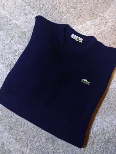 Džemperi: Džemper, Lacoste, bоја - Tamnoplava, Vuna — 7