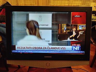 Televizori: Samsung televizor lcd tv.
Isproban samo preko skarta i hdmi kabla na lalafo.rs — 3 Televizori: Samsung televizor lcd tv.
Isproban samo preko skarta i hdmi kabla — 3