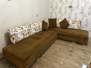 Künc divan dəsti - Forma: L-şəkilli künc divan - Rəng/material lalafo.az -da Künc divan dəsti - Forma: L-şəkilli künc divan - Rəng/material