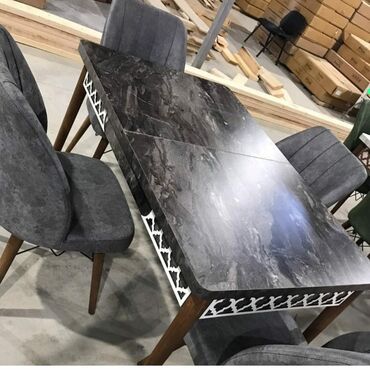 Masa və oturacaq dəstləri: Mətbəx üçün, Yeni, Açılan, Dördbucaq masa, 4 stul -da lalafo.az — 15 Masa və oturacaq dəstləri: Mətbəx üçün, Yeni, Açılan, Dördbucaq masa, 4 stul — 15