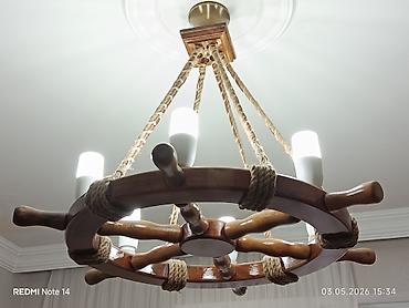 Çilçıraqlar: Çılçıraq, 6 lampa, Taxta — 9