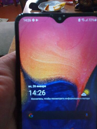 telefon satiwi: Samsung Galaxy A10, 32 GB, rəng - Göy, Sensor, İki sim kartlı