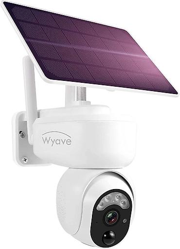 socket 1155: Уличная поворотная Wi‑Fi камера видеонаблюдения Wyave с солнечной — 1