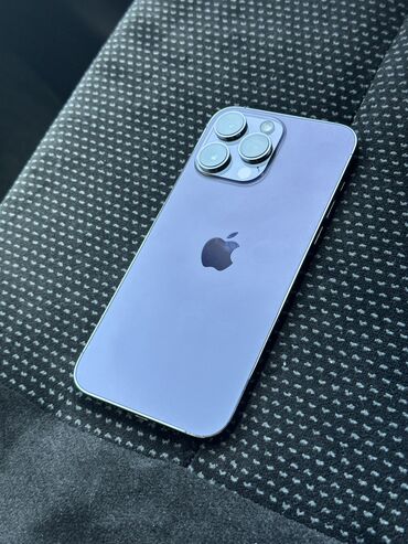 iphone 14 azerbaijan: IPhone 14 Pro Max, 256 GB, Deep Purple, Barmaq izi, Face ID, Sənədlərlə