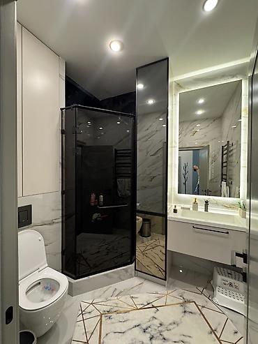 ск авангард: 3 комнаты, 131 м², Асанбай мкр Элитка, 8 этаж, Дизайнерский ремонт — 4