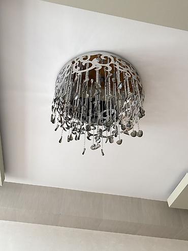 Ev üçün dekor: Led Çılçıraq, 4 və daha çox lampa, Metal — 3