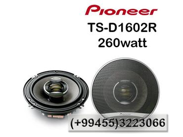 akkumulyator kredit: Pioneer dinamikler 260watt TS-D1602R 154azn tapaz disput 🚙🚒 Ünvana və