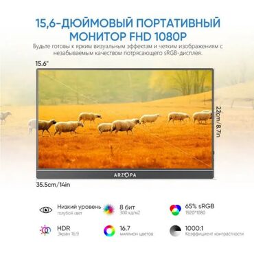 Мониторы: Монитор, Новый, LED, 15" - 16" — 8